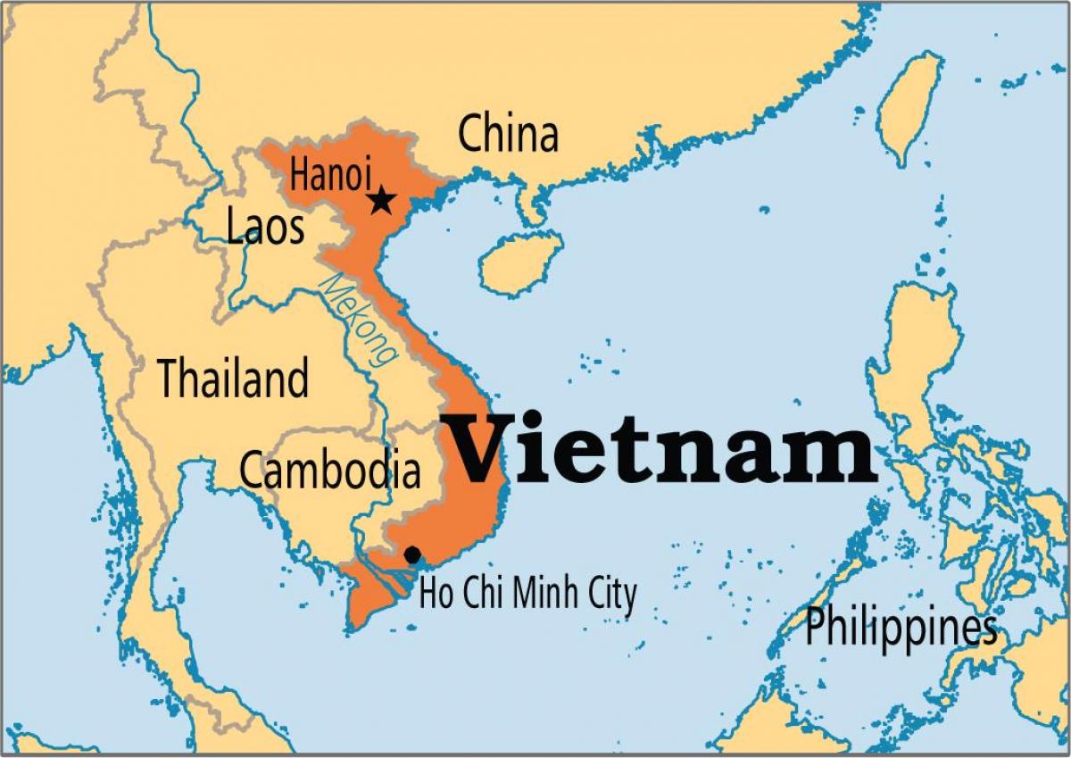 Kart over hanoi verden