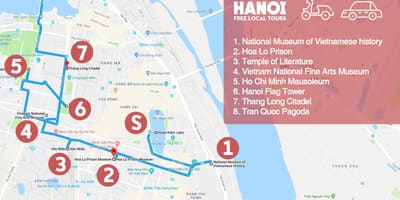 Hanoi french quarter walking tour kart
